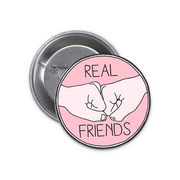 Значок Real Friends Настоящие друзья #01