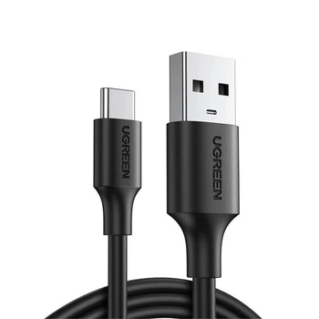 Кабель UGREEN US287 USB 2.0 to USB-C QC3.0 3A 0.5m Black (60115)