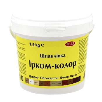 Шпаклівка по дереву Ірком-колор ІР-23 сосна 1,5 кг