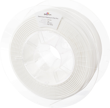 Filament do drukarek 3D Spectrum PLA Pro 1.75 mm 1000 g Polarny biały (5903175658272)