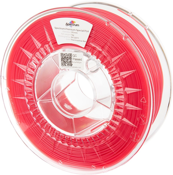 Filament do drukarek 3D Spectrum PLA Thermoactive 1.75 mm 1000 g Czerwony wyjątkowy (5903175651358)