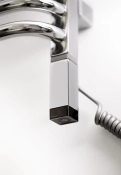 Електричний ТЕН до рушникосушки квадратний Terma ONE 30x30 400 W, Chrome