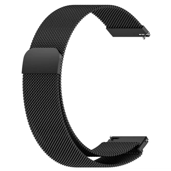 Металевий ремінець Milanese Magnetic для смарт-годинників Garmin Venu 3S 18mm black