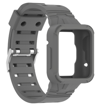 Силіконовий ремінець з чохлом для смарт годинника Poco Watch dark gray