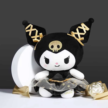 Детская мягкая игрушка Куроми Hello Kitty Аниме Kuromi Хеллоу Китти, 25 см