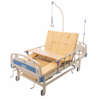 Механічне медичне функціональне ліжко з туалетом MED1-H05 (широке)