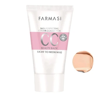 Тонирующий СС-крем 9 в 1, SPF 25, 02 Светлый Light to Medium, Make Up Farmasi, 50 мл