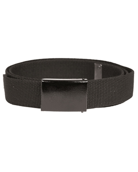 Ремінь тактичний Mil-Tec 140см German Web Belt Black (13102002-140)