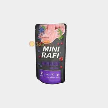 Влажный корм для собак мелких пород Dolina Noteci RAFI Mini, с кроликом, пауч, 150 г