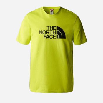 Koszulka męska bawełniana The North Face EASY TEE LED S Żółta (196249633090)