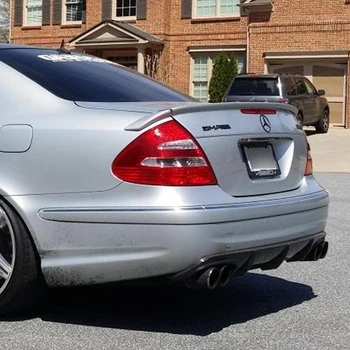 Спойлер крышки багажник Mercedes-Benz E-klass W-211 2003-2009 стеклопластик под покраску