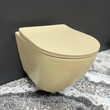 Подвесной унитаз VBI Vulcano beige matt VBI-020408
