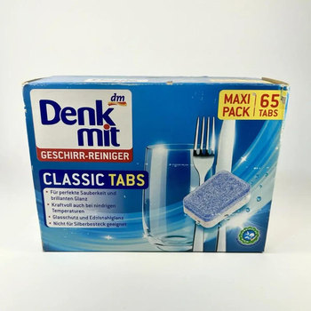 Засіб для миття посуду у посудомийних машинах Denkmit 65 шт