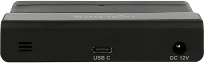 USB-хаб Delock External USB 3.2 Hub 4 Port with 10 Gbps Black (4043619640539)