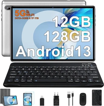 Планшет Facetel Q6 12/128GB, з клавіатурою, чохлом та мишою