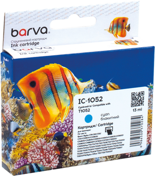 Картридж Barva совместимый с Epson T0732/T1052 (C13T10524A10) 360 стр Cyan (IC-1052)