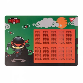 Підкладка настільна Yes Ninja табл. множення (492252)