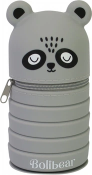 Пенал-подставка Maxi 2в1 1 отделение 20.5x6.5x6.5 см (H-2852-grey)