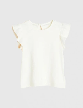 Футболка H&M ДД012145 (09322327) колір білий 68
