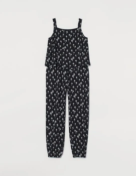Комбінезон H&M ДД011993 (09366253) колір білий чорний 146