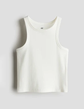 Майка H&M ДД012938 (10177085) колір білий 158/164