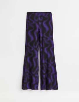Брюки H&M ДД011950 (11126756) колір фіолетовий (ДД011950 - 172008)