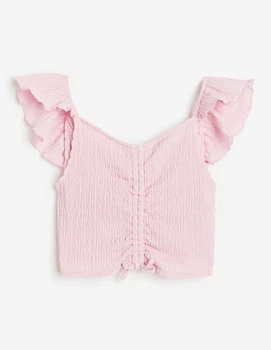 Блуза H&M ДД013024 (11599317) колір рожевий (ДД013024 - 170390)