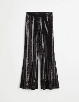 Брюки H&M ДД011942 (11126756) колір чорний (ДД011942 - 171974)