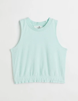 Майка H&M ДД012153 (10416995) колір зелений 146/152