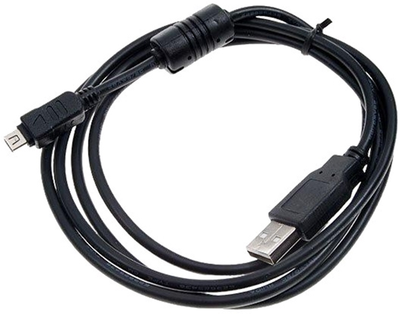 Kabel Logo do Olympus 2.0 USB Type-A - 12-pin M/M 1.8 m Czarny (8590274275591)