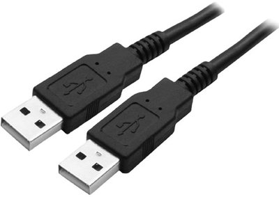 Кабель Logo 2.0 USB Type-A - USB Type-A M/M High Speed 1.8 м Чорний (8590274419933)