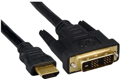 Кабель Logo Video DVI 18+1 - HDMI M/M 2 м Чорний (8590274288171)