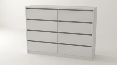 Комод Алекса 130 х 38 х 98 см Белый ВК-53