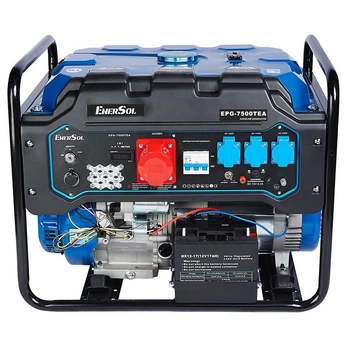 Бензиновый генератор EnerSol EPG-7500TEA (7.5 кВт, 50 Гц, 230/400 В, 26 л) электростартер трехфазный с выходом под ATS (23114)
