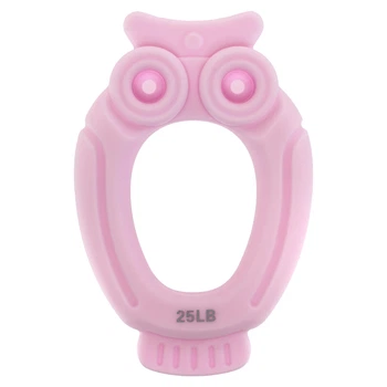 Еспандер кистьовий Сова OWL JELLO Pro (силикон, навантаження 25LB, Бузковий) (FI-4411_Бузковий_25LB)