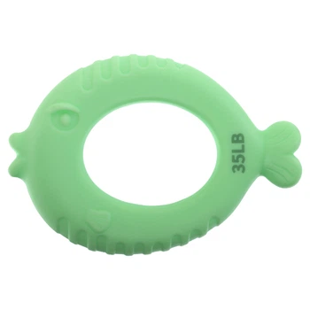 Эспандер кистевой Рыба FISH JELLO JLA471 (силикон, нагрузка 35LB, цвет мятный)