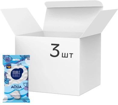 Упаковка губок лазневих Фрекен БОК з масажною поверхнею Aqua 3 шт (4823071630763)