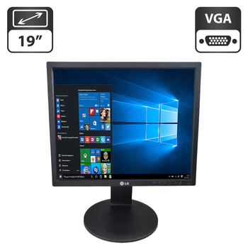 Монитор LG 19MB35PM-B / 19" (1280x1024) IPS / VGA, DVI / Встроенные колонки 2x 2W / VESA 75x75 б/у