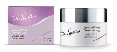 Dr. Spiller Oxygen Vital Cream Mask 50 мл - кислородная крем-маска для лица, восстановления, увлажнения и сияния кожи
