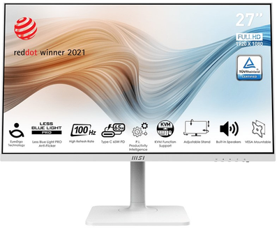 Монитор 27" MSI Modern MD272XPWDE White (9S6-3PB19H-202)