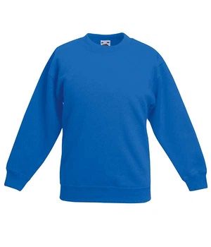 Пуловер Fruit of the loom Classic set-in sweat Kids 164 см Синій (62-041-0)