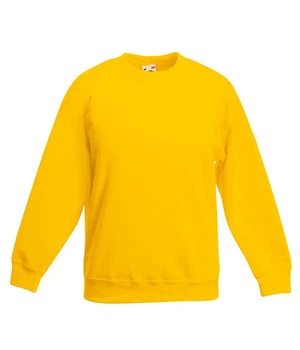 Пуловер Fruit of the loom Classic set-in sweat Kids 152 см Жовтий (62-041-0)