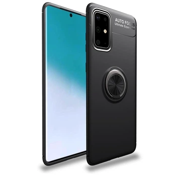Чехол TPU Ring для Samsung Galaxy M31s / M317 бампер с подставкой Black