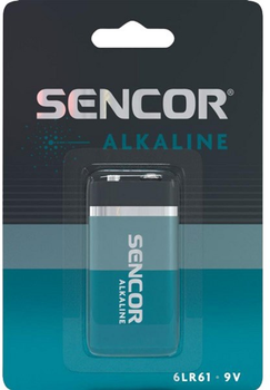 Bateria alkaliczna Sencor 6LR61 (SBA 6LR61 1BP 9V Alk)