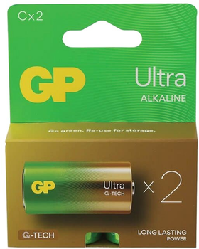 Baterie alkaliczne GP Ultra LR14 2 szt (4891199217753)