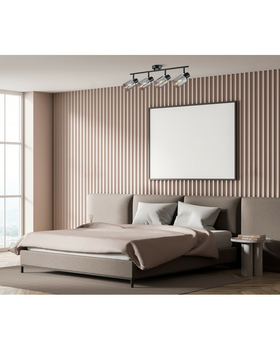 Спот Italux SPL-65342-4-BK-SG Santia E14 4x40W IP20 (064134)