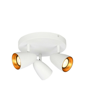 Спот Italux SPL-36748-3R-WH-GD Tino GU10 3x10W IP20 Wh (072985)