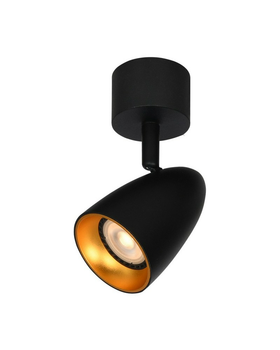 Спот Italux SPL-36748-1R-BK-GD Tino GU10 1x10W IP20 Bk (073143)