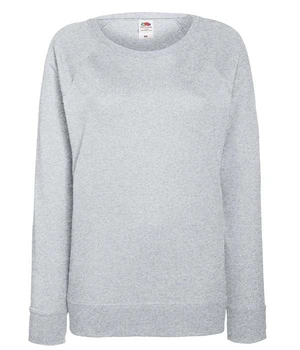 Свитшот женский Fruit of the Loom Lightweight raglan sweat lady-fit XS Серый (062146094XS)