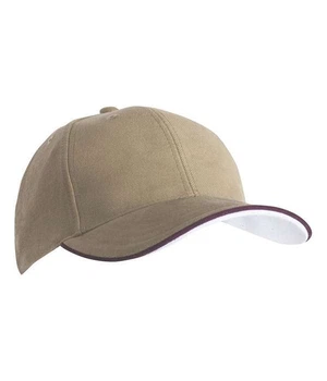 Кепка мужская Myrtle Beach 6 Panel Double Sandwich Cap U Темный хаки (MB6197MDBWU)